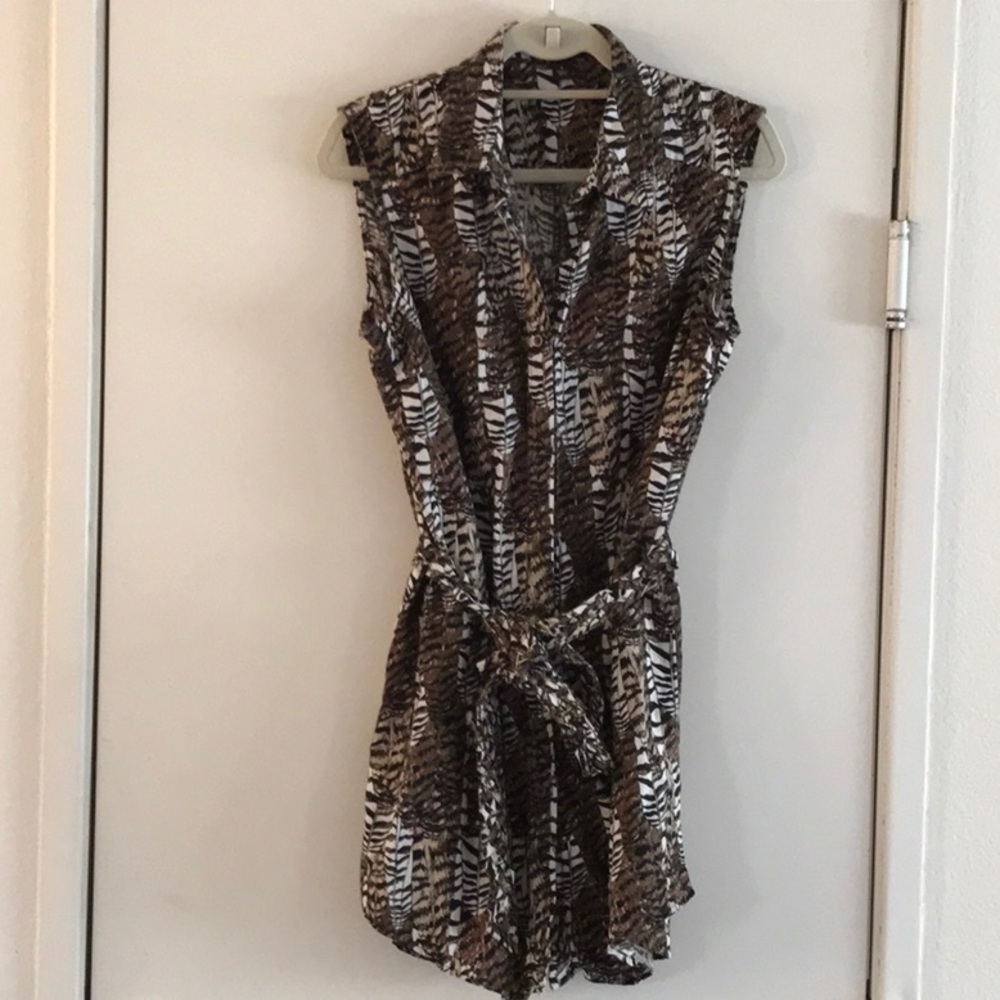 Dana Buchman Button-up shift dress
